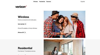 verizon.com screenshot