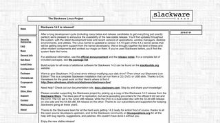 slackware.com screenshot