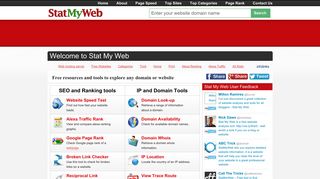 statmyweb.com screenshot