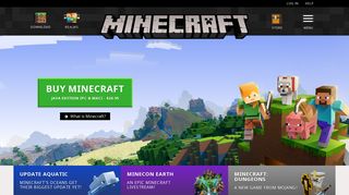 minecraft.net screenshot