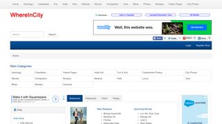 whereincity.com screenshot