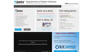 dmvnv.com screenshot
