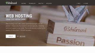 siteground.com screenshot