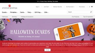 americangreetings.com screenshot