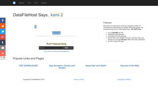 datafilehost.com screenshot