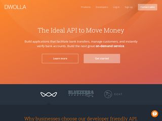dwolla.com screenshot