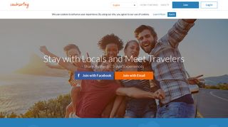 couchsurfing.org screenshot