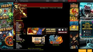dragonfable.com screenshot