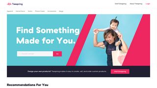 teespring.com screenshot