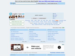 english-test.net screenshot