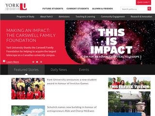 yorku.ca screenshot