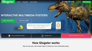 glogster.com screenshot