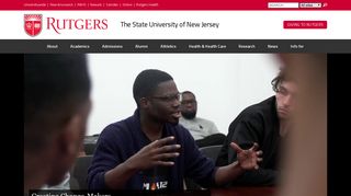 rutgers.edu screenshot