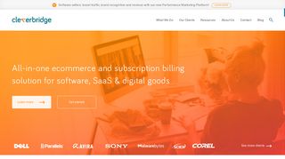 cleverbridge.com screenshot