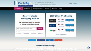 whoishostingthis.com screenshot