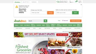 freshdirect.com screenshot