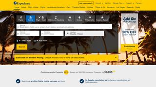 expedia.ca screenshot