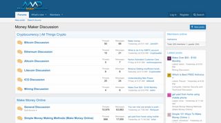 moneymakerdiscussion.com screenshot