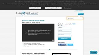 globaltestmarket.com screenshot