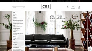 cb2.com screenshot