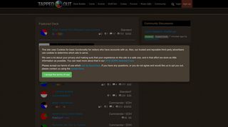 tappedout.net screenshot