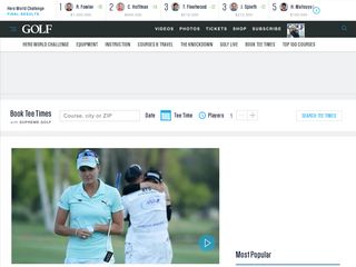 golf.com screenshot