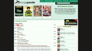mangapanda.com screenshot