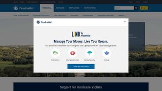 prudential.com screenshot