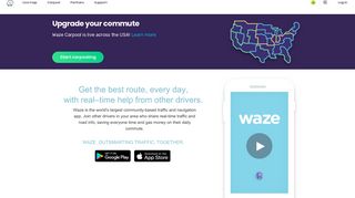 waze.com screenshot