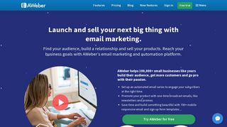 aweber.com screenshot