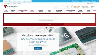 vistaprint.ca screenshot