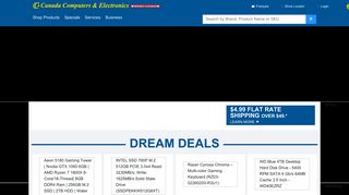 canadacomputers.com screenshot