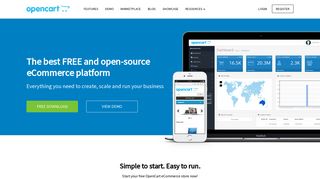 opencart.com screenshot