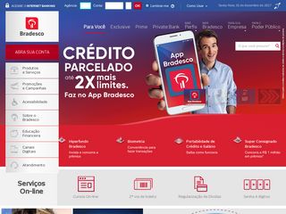bradesco.com.br screenshot