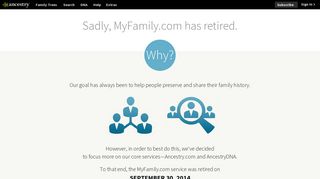 myfamily.com screenshot
