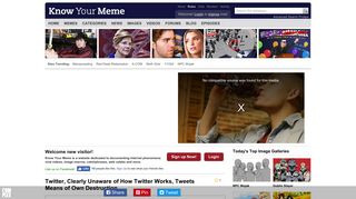 knowyourmeme.com screenshot