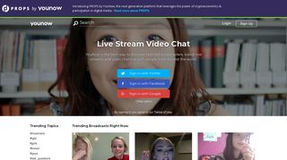 younow.com screenshot
