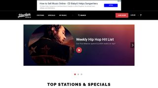 slacker.com screenshot